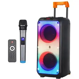 Портативна колонка RGB NDR-1095 акустична акумуляторна колонка 8 дюймів 100 Вт - мініатюра 2