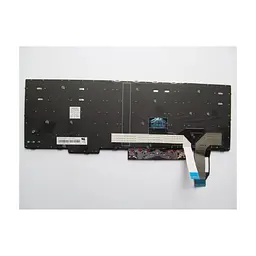 Клавіатура ноутбука Lenovo ThinkPad E580/L580/T590 чорна з чорною, трек (A46072) - мініатюра 2