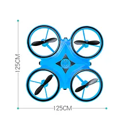 Інтерактивний дитячий дрон UFT HandCopter Blue з керуванням рукою та яскравим підсвічуванням  - мініатюра 3