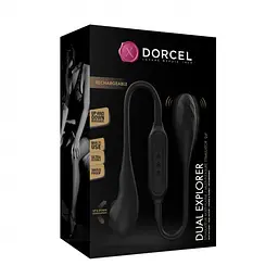 Двосторонній вібромасажер Dorcel Dual Explorer 55.7 см чорний - мініатюра 10