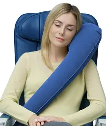 Подушка для подорожей вертикальна надувна Travelrest Синій, 2шт. (978-02-2p)