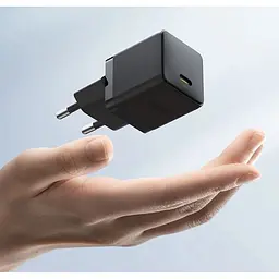 Мережевий зарядний пристрій Baseus Palm 1-USB-C 20W Cluster Black (P10111602113-00) [127629] - мініатюра 7
