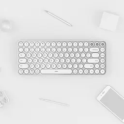 Клавіатура Xiaomi MiiiW AIR85 Bluetooth Dual Mode White [MWXKT01] [56171] - мініатюра 2