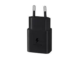 Мережевий зарядний пристрій Samsung 15 W PD Black (EP-T1510NBEGEU)