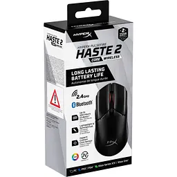 Мишка HyperX Pulsefire Haste 2 Core Wireless Black (8R2E6AA) - мініатюра 10