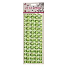 Наклейки декоративні Bambi XY-004(Green) на планшеті 504 шт