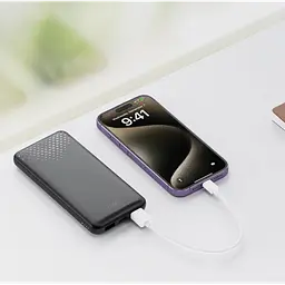 Зовнішній акумулятор Power bank XO PB312 10000 Mah батарея заряджання Чорний - мініатюра 5
