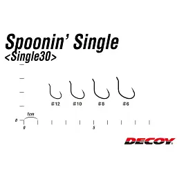 Гачок Decoy Single30 10 (12 шт/уп) - мініатюра 2