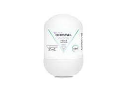 Дезодорант-антиперспірант CRISTAL 50мл Кульковий 2в1 для жінок Натуральний