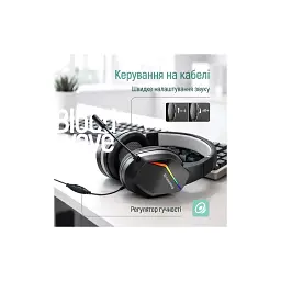 Навушники ColorWay Bloodwave LED Black (CW-HPG01BK) - мініатюра 11
