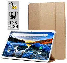 Планшет-телефон Hoozo S 464 LTE Gold 4GB/64GB IPS 10.1'' + Чохол-книжка - мініатюра 2