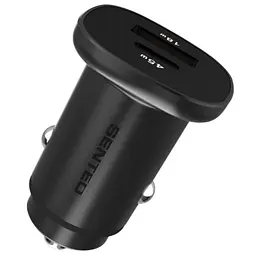 АЗП Senteo Q-03 Ferro Series USB-A/USB-C PD3.0&QC3.0 3A 63W Black