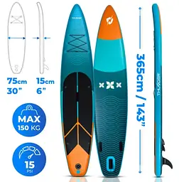 Надувна дошка SUP THUNDER STORME 365 см з веслом - мініатюра 3