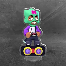 Акрилова колекційна фігурка Brawl Stars Оллі (Ollie) 10 см - мініатюра 2