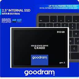 SSD накопичувач Goodram CX400 Gen.2 512 GB (SSDPR-CX400-512-G2) [100633] - мініатюра 6