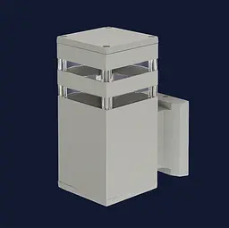Бра настінне Levistella 767L5169-WL-1 GY, E27, 40W, сірий метал, сучасний стиль для вулиці - мініатюра 2