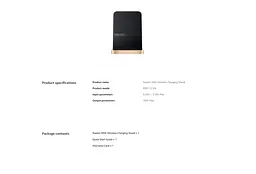 Бездротовий зарядний пристрій Xiaomi 50 W Wireless Charger Stand (MDY-12-EN, BHR5835CN) - мініатюра 6