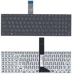 Клавіатура для ноутбука Asus A56, F552, K56, R501, R510, X501, X550, A550, F550, F552, K550, P550, R513, X552, A750, K750, X750 Black, (No Fra - мініатюра 3