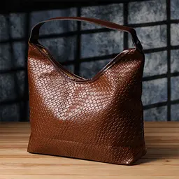Жіноча сумка з переплетеної екошкіри Vintage s_15142 коричнева - мініатюра 6