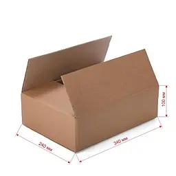 Самозбірна коробка 340x240x100 Т-22 "Е" бурий