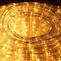 Світлодіодний дюралайт гірлянда 8 метрів Xmas Rope Light WW вулична гірлянда теплий білий - мініатюра 4
