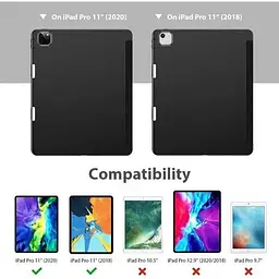 Чохол ESR Rebound Pencil Smart Case Black для iPad Pro 11" (2022 | 2021 | 2020) - мініатюра 2