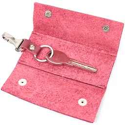 Жіноча шкіряна ключниця GRANDE PELLE 11,5х5,5 см acs0028324 - мініатюра 4