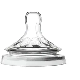 Соска силіконова Philips Avent Natural, для густої їжі, 6+ міс, 2 шт. (SCF046/27)