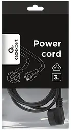 Кабель живлення Cablexpert PC-186-ML12-3M , довжина 3 м, сертифікований VDE, з заземленням, 3 *1.0 мм кв (PC-186-ML12-3M) - мініатюра 5