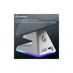 Мишка GamePro Asgard Thor Wireless/Bluetooth/USB White (GM023W) - мініатюра 10
