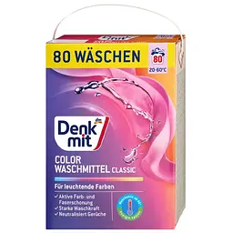 Пральний порошок для кольорової білизни DenkMit, 5,2 кг (80 прань)