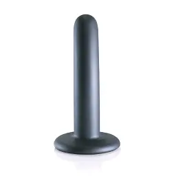 Фалоімітатор Ouch! Smooth G-Spot Dildo 5'' 12.4 см (сірий) - мініатюра 2