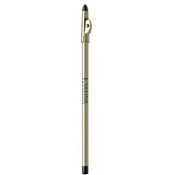 Контурний олівець для очей Eveline Cosmetics Eyeliner Pencil з точилкою чорний 1,2 г - мініатюра 2