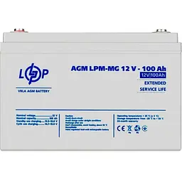 Акумулятор LogicPower AGM-MG 12V/100Ah/1200Wh [3877] [109900] - мініатюра 2