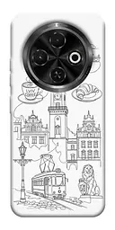 TPU чохол Demsky Lviv spirit для TECNO Spark 30C
