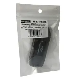 Зчитувач флеш-карт ST-Lab SD/ SDHC/ MMC /RS-MMC (U-371 black) - мініатюра 4