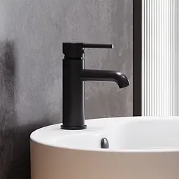 Змішувач для умивальника Damixa Scandinavian Pure black matt 360210300 - мініатюра 2