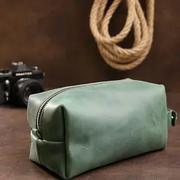 Шкіряна косметичка GRANDE PELLE 22х11х9 см acs0018595 - мініатюра 8