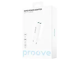 Мережевий зарядний пристрій Proove Rapid 30 W White (CRP30210002) - мініатюра 3