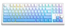 Клавіатура MageGee SKY 87 RGB Blue Whale Switch Wireless (6971969728509) White/Blue Gradient (G-000003958) - мініатюра 2