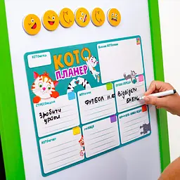Магнітна дошка "Кото-планер" Vladi Toys VT3601-25 Укр - мініатюра 3