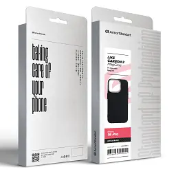 Чехол ArmorStandart LikeCarbon2 MagCase для Apple iPhone 16 Pro Kevlar Black - миниатюра 8