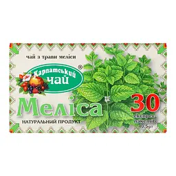 Чай Карпатський Чай Меліса 40.5 г (30 шт. x 1.35 г) - мініатюра 2