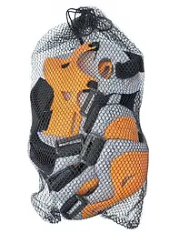 Комплект дитячий шолом та захист Yongkang GB24429-2009 S (5-9 р) жовтогарячий динозавр (G0001138) - мініатюра 9