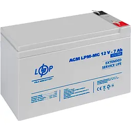 Акумулятор LogicPower AGM-MG 12V [12V/7Ah/84Wh] [6552] [109181] - мініатюра 4