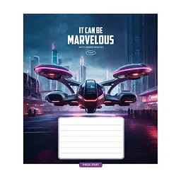 Зошит Школярик Star Marvelous 18 аркушів лінія (018-3591L), в асортименті - мініатюра 5