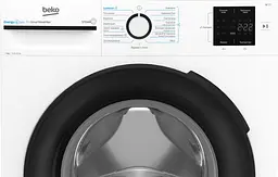 Пральна машина Beko фронтальна 9 кг 1200 A+++ 55 см дисплей інвертор пара білий - мініатюра 5