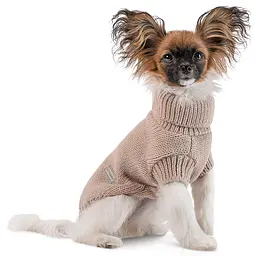 Светр для собак Pet Fashion Sam L бежевий (PR442447) - мініатюра 3