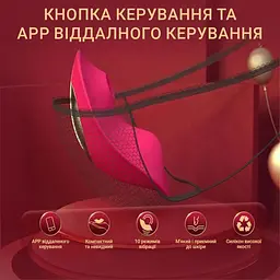 Смарт-вібратор вакуумний JOS pimpit для жінок силіконовий 18 режимів 88 мм рожевий - мініатюра 3