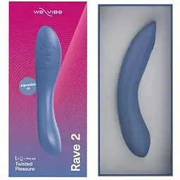 Вібратор We-Vibe Rave 2 Twisted Pleasure Blue - мініатюра 7